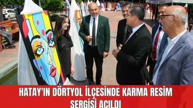 Hatay'ın Dörtyol İlçesinde Karma Resim Sergisi Açıldı