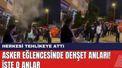 Asker Eğlencesinde Dehşet Anları! İşte O Anlar