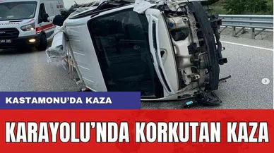 Karayolunda Korkutan Kaza