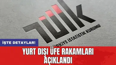 Yurt dışı ÜFE rakamları açıklandı
