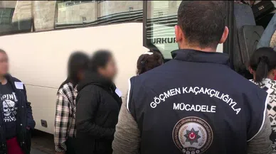 Kaçak çalışan göçmenlere polis baskını  