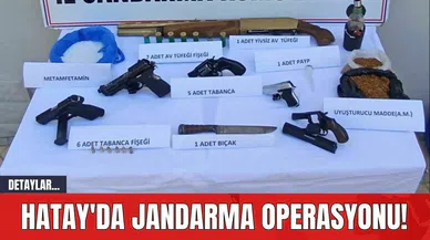 Hatay'da Jandarma Operasyonu!