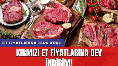Kırmızı et fiyatlarına dev indirim! Et fiyatlarına ters köşe