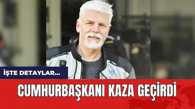 Cumhurbaşkanı kaza geçirdi