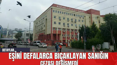 Eşini Defalarca Bıç*klayan Sanığın Cezası Değişmedi