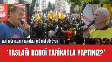 Yeni müfredata tepki: Taslağı hangi tarikatla yaptınız