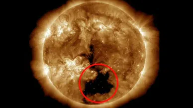 NASA açıkladı: Güneş'te yeni delik tespit edildi!