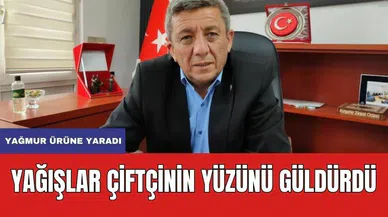 Yağışlar Çiftçinin Yüzünü Güldürdü