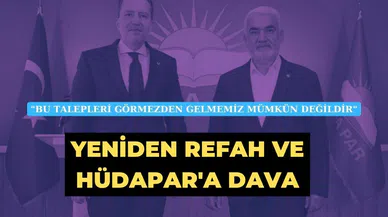 HÜDAPAR ve Yeniden Refah Partisi yöneticilerine suç duyurusu