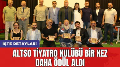 ALTSO Tiyatro Kulübü bir kez daha ödül aldı