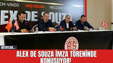 Alex de Souza İmza Töreninde Konuşuyor!
