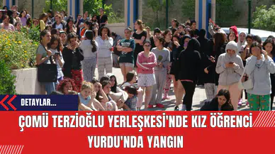 ÇOMÜ Terzioğlu Yerleşkesi'nde Kız Öğrenci Yurdu'nda Yangın Çıktı