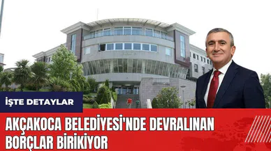 Akçakoca Belediyesi'nde devralınan borçlar birikiyor