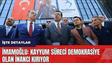 İmamoğlu: Kayyum Süreci Demokrasiye Olan İnancı Kırıyor