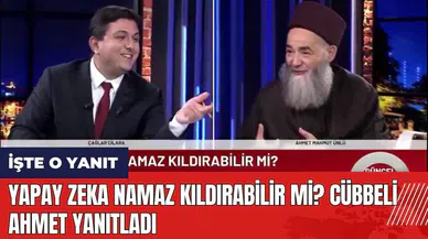 Cübbeli Ahmet yapay zeka olayı ne? Yapay zeka namaz kıldırabilir mi?