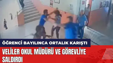 Öğrenci bayılınca ortalık karıştı! Çorum'da veli okul müdürüne saldırdı