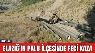 Elazığ'ın Palu İlçesinde Feci Kaza