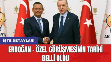 Erdoğan - Özel görüşmesinin tarihi belli oldu