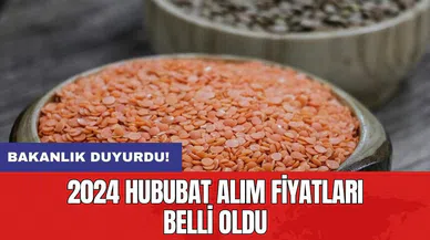 2024 hububat alım fiyatları belli oldu