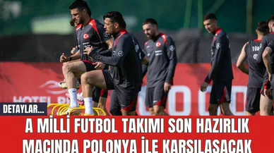 A Milli Futbol Takımı Son Hazırlık Maçında Polonya ile Karşılaşacak