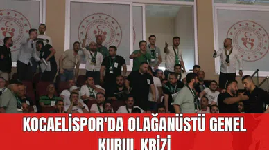 Kocaelispor'da Olağanüstü Genel Kurul Krizi