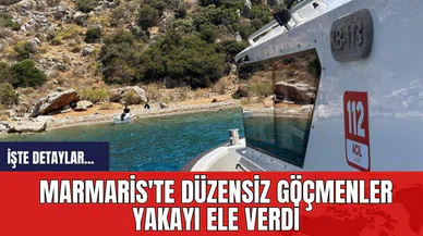 Marmaris'te düzensiz göçmenler yakayı ele verdi