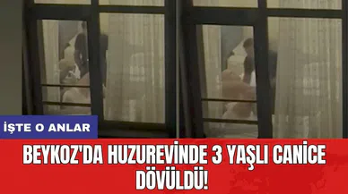 Beykoz'da huzurevinde 3 yaşlı canice dövüldü! İşte o anlar