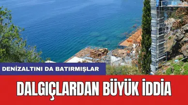 Sadece faleze kıymamışlar!