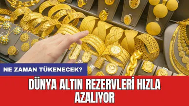 Dünya altın rezervleri hızla azalıyor: Ne zaman tükenecek?