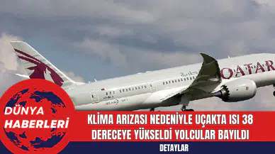 Klima Arızası Nedeniyle Uçakta Isı 38 Dereceye Yükseldi Yolcular Bayıldı