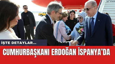 Cumhurbaşkanı Erdoğan İspanya’da