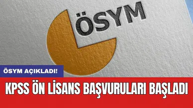 KPSS ön lisans başvuruları başladı