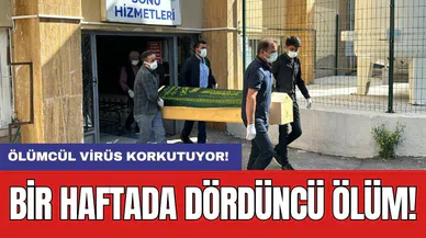 Ölümcül virüs korkutuyor! Bir haftada dördüncü ölüm