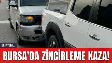 Bursa'da Zincirleme Kaza!