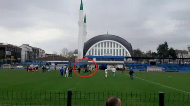 Tribünde başlayan gerginlik sahaya sıçradı