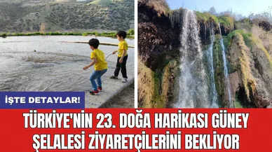Türkiye'nin 23. doğa harikası Güney Şelalesi ziyaretçilerini bekliyor