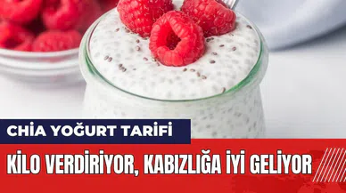 Kilo verdiren kabızlığa iyi gelen Chia Yoğurt tarifi