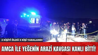 Amca ile Yeğenin Arazi Kavgası Kanlı Bitti! 2 Kişiyi Öld* 3 Kişi Yaralandı