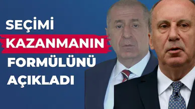 İnce seçimi ilk turda kazanmanın şartını açıkladı