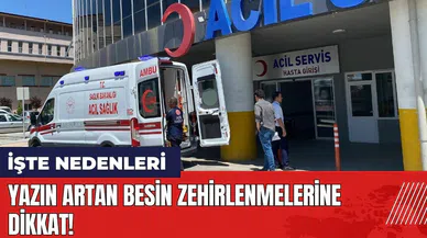 Yazın artan besin zehirlenmelerine dikkat! Besin zehirlenmesi neden olur?