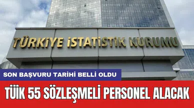 TÜİK 55 sözleşmeli personel alacak: Son başvuru tarihi belli oldu