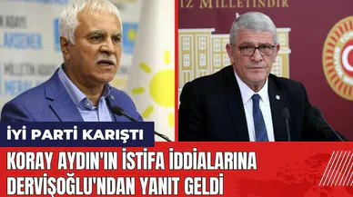 Koray Aydın'ın istifa iddialarına Dervişoğlu'ndan yanıt geldi