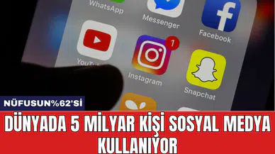 Dünyada 5 milyar kişi sosyal medya kullanıyor