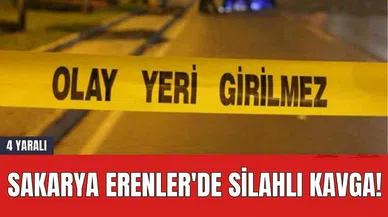 Sakarya Erenler'de Silahlı Kavga! 4 Yaralı
