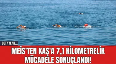 Meis'ten Kaş'a 7,1 Kilometrelik Mücadele Sonuçlandı!