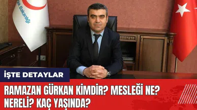 Ramazan Gürkan kimdir? Mesleği ne? Nereli? Kaç yaşında?