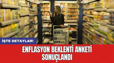 Enflasyon Beklenti Anketi sonuçlandı