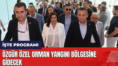 Özgür Özel orman yangını bölgesine gidecek