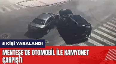 Muğla'da otomobil ile kamyonet çarpıştı