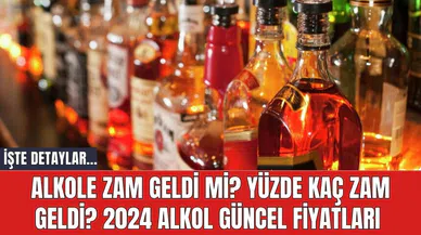 Alkole zam geldi mi? Yüzde kaç zam geldi? 2024 alkol güncel fiyatları